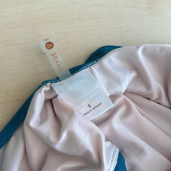 Shade & Shore• small • swimsuit • turquoise blue • like new •10 •1690 - Picture 7 of 11